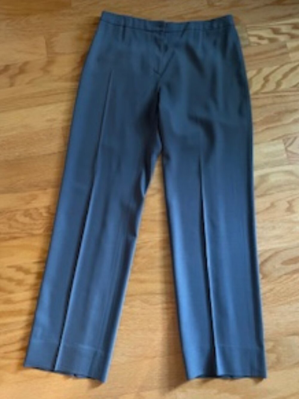 Armani Collezioni Women's Dark Grey Pleated Pants - size 8